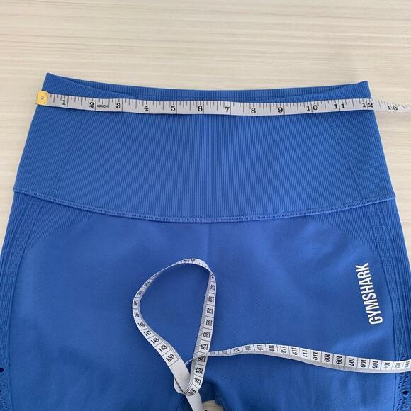 Gymshark Energy Seamless Cropped Leggings Size Medium High Rise Athleisure - Picture 10 of 14